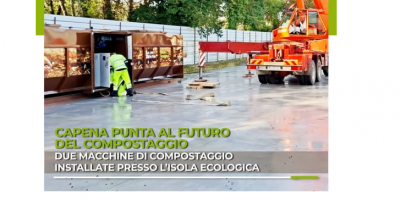Installazione di due macchine di compostaggio da 150 ton/anno presso il comune di Capena (RM)
